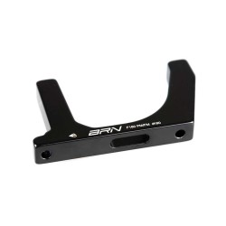 Adattatore BRN per freno a disco anteriore da 180 mm con pinza Post Mount e forcella Flat Mount.