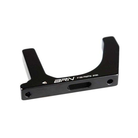 Adattatore BRN per freno a disco anteriore da 180 mm con pinza Post Mount e forcella Flat Mount.